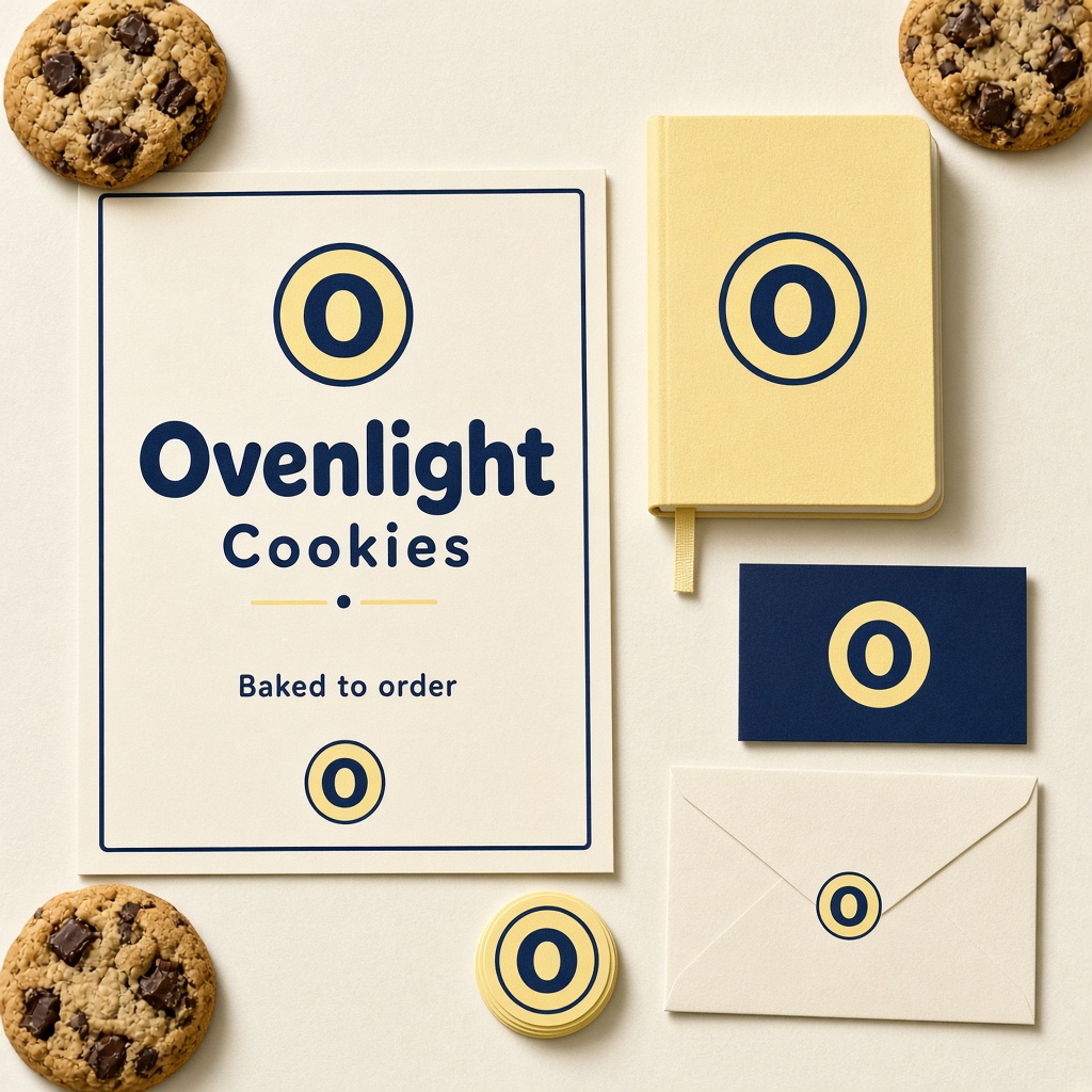 Ovenlight Cookies stationery (concept)